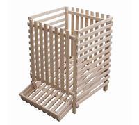 Siena Home Caisse à pommes de terre en bois 100 kg hêtre