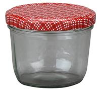 Siena Home Cucinare 1TO230 Lot de 12 bocaux en verre TwistOff Rouge/blanc 230 ml