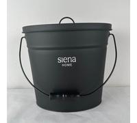 Siena Home Seau à cendres ovale L 33,5 cm l 23,5 cm noir
