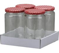 SIENA HOME Verres à pied "Cucinare", 4 compartiments, 720 ml