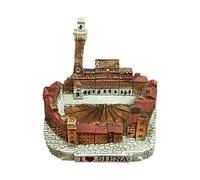 Siena Italie 3D Aimant pour Réfrigérateur Touristique Souvenirs Résine Magnétique Autocollants Aimant De Réfrigérateur Maison & Cuisine Décoration de La Chine