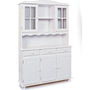 Siena Vitrine avec 3+2 portes et 3 tiroirs, blanc.