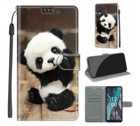 SIENIANLINE Coque pour Nokia C22, Coque Nokia C32, Etui Protection Housse Premium Cuir de Portefeuille en Cuir Fermeture Magnétique Flip Case pour Nokia C22 / Nokia C32 Coque