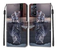 SIENIANLINE Coque pour Xiaomi Redmi Note 11 Pro 5G Global/Note 11 Pro Global, PU en Cuir à Rabat Housse Étui Compatible pour Xiaomi Redmi Note 11 Pro+ 5G (India) / Note 11E Pro