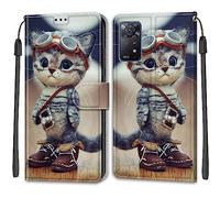SIENIANLINE Coque pour Xiaomi Redmi Note 11 Pro 5G Global/Note 11 Pro Global, PU en Cuir à Rabat Housse Étui Compatible pour Xiaomi Redmi Note 11 Pro+ 5G (India) / Note 11E Pro