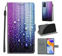 SIENIANLINE Etui Coque pour Xiaomi Redmi Note 11 Pro 5G Global, Antichoc Housse Note 11 Pro Global Cuir PU Portefeuille Etui avec [Fentes pour Cartes] Coque pour Note 11 Pro+ 5G (India) / Note 11E Pro