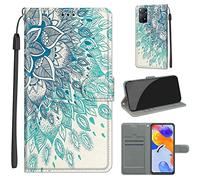 SIENIANLINE Etui Coque pour Xiaomi Redmi Note 11 Pro 5G Global, Antichoc Housse Note 11 Pro Global Cuir PU Portefeuille Etui avec [Fentes pour Cartes] Coque pour Note 11 Pro+ 5G (India) / Note 11E Pro