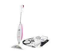Sienna Luna Plus SSM-3016 Système de nettoyage à vapeur, balai à vapeur, balai à carrelage, vapeur pour sols durs, nettoyeur vapeur portable, serpillère (rose)