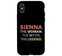 Sienna The Woman The Myth Legend Name Personnalisé Femme Coque pour iPhone X/XS