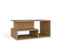 SIENNE - Table basse moderne - Table à café salon chambre bureau - Plateau : 90x51x1,6 - Hauteur : 43 cm - Design minimaliste