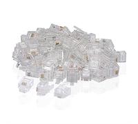SIENOC 100 PCS RJ11 Plug 6P4C Téléphone Téléphone Modulaire Connecteur Connecteur Crimp