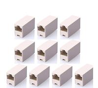 Sienoc Lot de 10 adaptateurs CAT5 8P8C RJ45 femelle/femelle