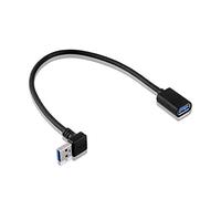 SIENOC USB-Adaptateur 3.0 - A-Mâle an A-Femelle - 90 Degréswinkel vers Le Up + Bas (up câble Angle)