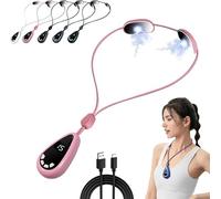 Sienova Lymphatic Drainage | Lymphatic Drainage Massage for Neck | Sienova Lymphatic Drainage Device,Ems Lymphatic Relief Neck Massage,Neck Acupoints Lymphvity Massage Device for Women (Pink)