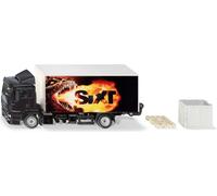 Sieper SIKU 1997 MAN LKW mit Kofferaufbau, Ladebordwand und Gitterbox 1997