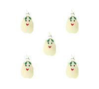 Siepificius Costume de fruits pour adulte - Accessoires de costumade pour homme et femme - Pomme, Lot de 5 (poire), L