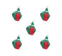 Siepificius Costume de fruits pour adulte - Accessoires de costumade pour homme et femme - Pomme, Lot de 5 (pastèque), L