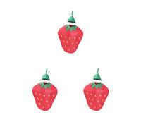 Siepificius Lot de 3 costumes de fruits pour adultes - Costumes de cosplay alimentaire nouveauté - Accessoires de déguisement pour hommes et femmes - Fraise