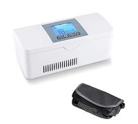 SIERINO Glacière Portable à insuline Boîte Réfrigération à Insuline - Étui Refroidisseur à Insuline avec Affichage LCD USB Rechargée Petit Médecine Réfrigérateur à Température Constante