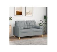 vidaXL Sierkussens 2 st 15x50 cm stof lichtgrijs349501 Gris Clair G