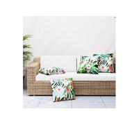 Coussins décoratifs 4 pcs Multicolore 65x65x16 cm Tissu vidaXL vidaXL