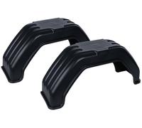 SIEROSŁAWSKI Kit de Deux Garde-Boue Simples 13 à 14 Pouces en Plastique PVC pour remorque 710 x 200 mm Passage de Roue Plat comme Protection Anti-Boue Robuste