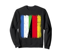 Sierra Leone Allemagne Demi-Drapeau Sierra Leone Maillot Allemand Sweatshirt