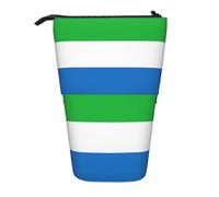 Sierra Leone - Trousse à crayons télescopique avec fermeture éclair - Pour homme et femme, Noir , Taille unique, Tendance