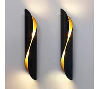Siet 2 pcs Applique Murale Moderne Spirale Applique Murale, Haut en Bas décor à la Maison luminaire G9 Lampes de tête de lit, Salon Salle à Manger Applique Murale Chambre Chevet Appliques murales