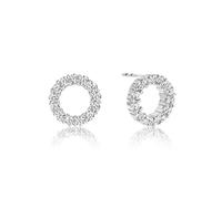 Sif Jakobs Biella Uno Piccolo Boucles d'oreilles Argent SJ-E337-CZ - Femme - 925 Sterling Silver