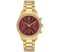 Sif Jakobs DOMENICA SJ-W2407-CZ-YG - Femme - 33 mm - Analogique - Quartz - Verre saphir
