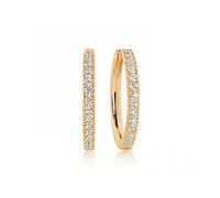Sif Jakobs Ellera Grande Boucles d'oreilles Argent SJ-E2869-CZ-YG - Femme - Argent 925