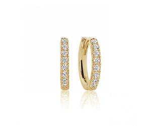 Sif Jakobs Ellera Medio Boucles d'oreilles Argent SJ-E2859-CZ-YG - Femme - Argent 925