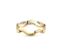 Sif Jakobs Ellera Waves Altro Bagues Argent SJ-R2762-CZ-YG-60 - Femme - Argent 925