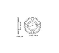 Sifam - Couronne 36 Dents Rs 125 Dx 76-84 Pas428/Z36