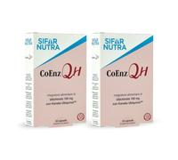 Sifar Nutra CoEnz QH | Kaneka QH | forme active de coenzyme Q10 | UBIQUINOL 100 mg | antioxydant et métabolisme énergétique | 60 capsules (2 boîtes)