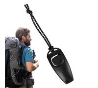 Sifflet à décibels élevés - Alarme d'urgence à haut volume, outil sonore de sécurité étanche | Sifflet compact parfait pour la randonnée, l'entraînement, les aventures en plein air, alarme de défense