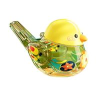 Sifflet à eau fantaisie - Jouet d'instrument de musique 9,5 x 6 x 6 cm, fabricant de sons d'oiseaux à volume réglable, outil d'apprentissage éducatif portable, matériau ABS sûr