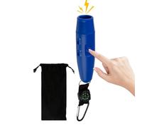 Sifflet à main - Boussole de navigation 3 tons à piles avec cordon - Pour entraîneurs, arbitres, enseignants, entraînement sportif, randonnée, camping, sauvetage