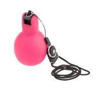 Sifflet à Main de Sport Équipement D'Entraîneur Sifflet D'Arbitre avec Cordon Produisant Un Son Approprié pour Les Jeux Le Football et, Rose