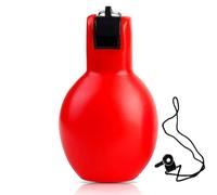 Sifflet à presser - 67 x 67 x 128 mm en PVC portable sans souffle | Dispositif de signalisation en plein air pour sports de survie | Outil d'éducation physique pour arbitre, enseignant, chien | Cordon