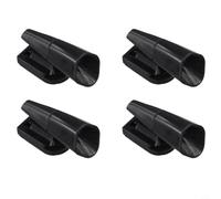 Sifflet Anti Animaux pour voiture 4PCS ABS 50x23mm Activation Éolienne | ABS Plastic, Wind Activated, Fits All Vehicles, Repels Deer Dogs Coyotes Foxes, Easy Tape Install