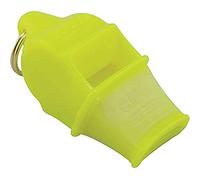 Sifflet arbitre entraineur FOX40 Sonik CMG Safety + Lanière - couleur jaune fluo