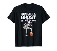 Sifflet avec Citation Humoristique « Run Like A Ghost is » pour Halloween T-Shirt