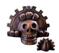 Sifflet Aztèque - Réplique De Cri Aztèque Puissant, Outil De Bruit Tribal | Accessoire Audio Pour Spectacles, Défilés, Théâtre, Événements, Décoration D'Halloween, Reconstitutions Historiques,