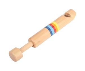 Sifflet coulissant en bois, octavini en bois, push-pull | Outil pour flûte faite à la main, pour l'éducation précoce interactifs pour la coordination œil-main et le développement