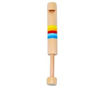 Sifflet coulissant en bois pour l'éducation précoce | Flûte faite à la main avec finition en bois de hêtre poli et tige d'extension facile à prendre en main pour la coordination, le sens musical, le