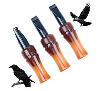 Sifflet d'appel portable pour corbeau imitant le cri réel du corbeau, outil polyvalent pour chasse, observation extérieure, protection agricole et recherche faunique