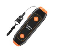Sifflet d'arbitre électronique - Sifflet de randonnée de sécurité à haut volume avec lampe de poche LED, dispositif d'alerte sonore portable alimenté par piles | Outil de signalisation sonore