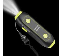 Sifflet d'arbitre, sifflet électronique de sécurité de camping - 120-150 dB - Sifflet électronique de randonnée avec lumière LED pour l'entraînement, la randonnée, les sports de football, le sauvetage